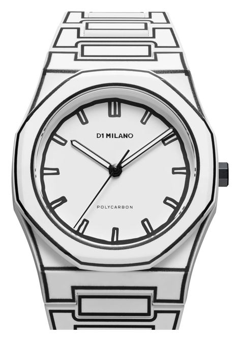 Orologio Sketch Polycarbon 40,5mm Bianco D1 MILANO | D1-PCBJ34
